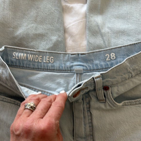 J. Crew Slim Wide Leg Jeans - Picture 2 of 5